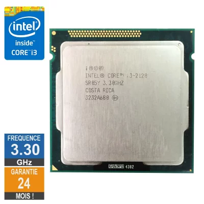 INTEL Processeur Core I3-2120 3.30GHz SR05Y FCLGA1155 3Mo 