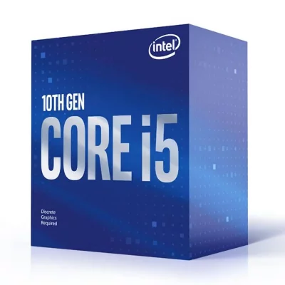 INTEL Processeur  Core i5-10400F, 12MB, LGA1200, 14nm (no VGA) - 2.9GHz 