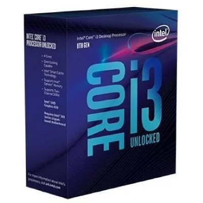 INTEL Processeurs Core I3-8100 Processor (6m Cache, 3.60 Ghz) 3.6ghz 6mo Smart Cache Bo&icirc;te Processeur
