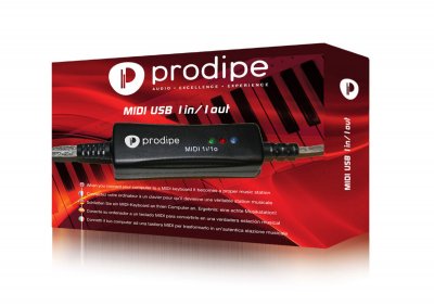 PRODIPE  - 1in 1out - Interface Midi Usb