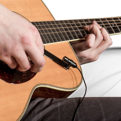 PRODIPE  GL21 Lanen Microphone pour Guitare acoustique/Ukul&eacute;l&eacute; Noir