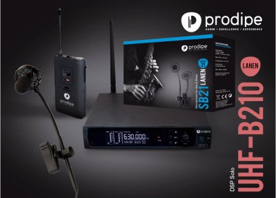 PRODIPE  PACK UHF DSP SB21 LANEN - Syst&egrave;me UHF B210 + Micro saxophone