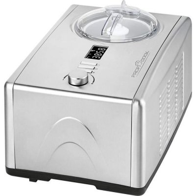 Profi cook profi cook eismaschine pc-icm 1091 n, edelstahl noir