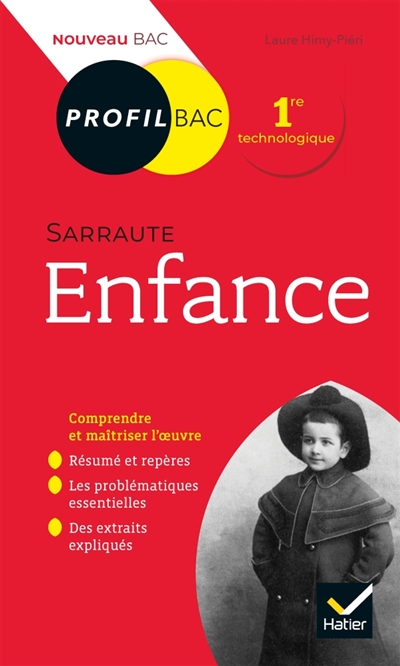Profil - Sarraute, Enfance - analyse litt&eacute;raire de l'oeuvre (Broch&eacute;)