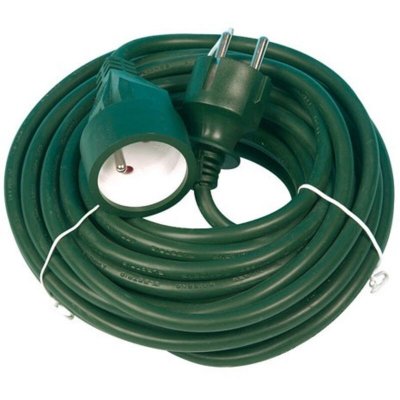 PROFILE  502401120 Rallonge 3G1,5 PVC 10 m Vert