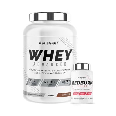 SUPERSET NUTRITION Programme Fitness Remodelant - 100% Whey Proteine Advanced 900g Chocolat - Redburn Ladies