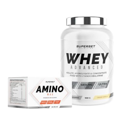 SUPERSET NUTRITION Programme Prise de Muscle Sec - D&eacute;butant   Whey Prot&eacute;ine   Acides Amin&eacute;s   