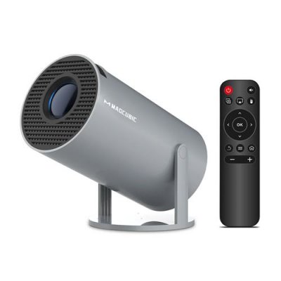 GENERIQUE projecteur portable android HD 720p LED avec bluetooth & correction automatique - HY300 Pro-Grey 