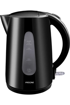 PROLINE  PKC17B Bouilloire 1.7 litres 2200 Watt noir