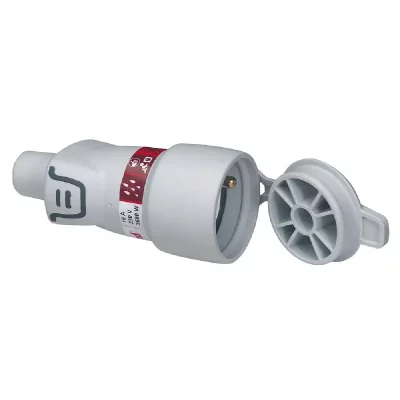 LEGRAND Prolongateur  - 2P+T + bouchon - 16A - IP44 - blanc