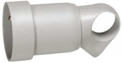 Prolongateur prise 2p+t fr anneau gris legrand 050106