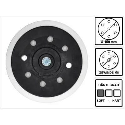 MAKITA Promo -  - Plateau auto-agrippant souple pour BO6030 et BO6040