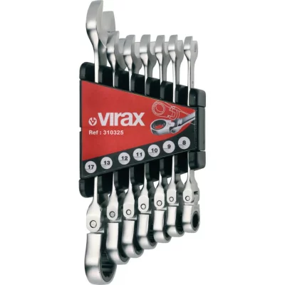 VIRAX Promo  -Cl&eacute; &agrave; cliquet &agrave; t&ecirc;te flexible 8-17 mm