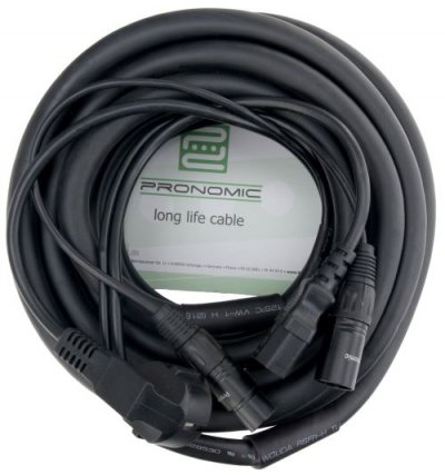 PRONOMIC  C&acirc;ble pour haut-parleur combinaison courant/signal (10 m).