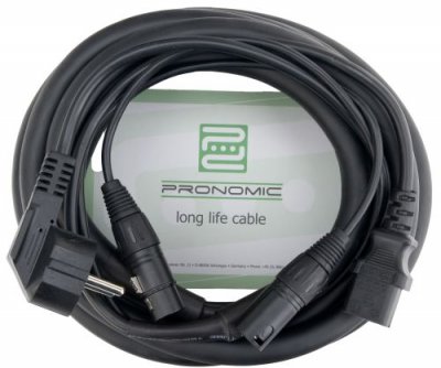 PRONOMIC  C&acirc;ble pour haut-parleur combinaison courant/signal (6 m)