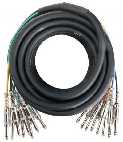 PRONOMIC  Stage MJJ8-6 C&acirc;ble Jack Multicore (8), 10m