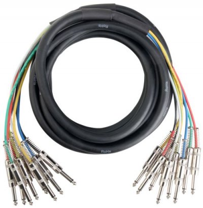 PRONOMIC  Stage MJJ8-8 C&acirc;ble Jack Multicore (8), 6m