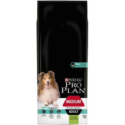 PRO PLAN Proplan Chien Medium Adulte OptiDigest Agneau