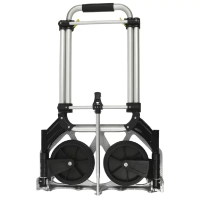 PROPLUS  chariot &agrave; bagages pliable aluminium aluminium argent&eacute; 70 kg