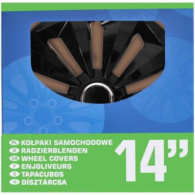 PROPLUS  enjoliveurs Fox 14 pouces ensemble de 4 noir