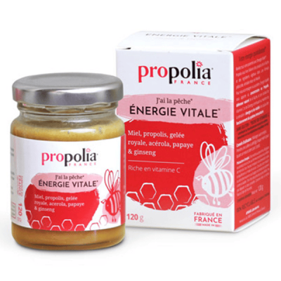 PROPOLIA  Energie Vitale - Miel, propolis et gel&eacute;e royale - Pot 120g