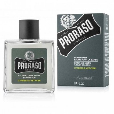 PRORASO , Baume Pour Barbe Cypr&egrave;s Et V&eacute;tiver 100ml, Homme