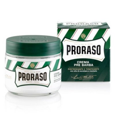 PRORASO  Pre-Beard Cream avec Eucalyptus et Menthol 100ml