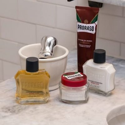 PRORASO  Sandalwood Lotion apr&egrave;s-rasage Barbe dure