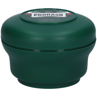 PRORASO  Savon &agrave; raser Pot &agrave; raser Rafra&icirc;chir Eucalyptus 150Ml