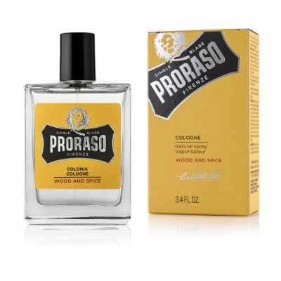 PRORASO  Wood & Spice 100ml Eau De Cologne Clair Homme