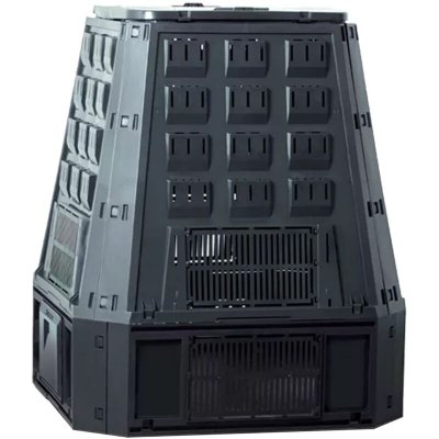 OUTILLAGE ONLINE Prosperplast 19554 Composteur IKST600C Noir 600&nbsp;l