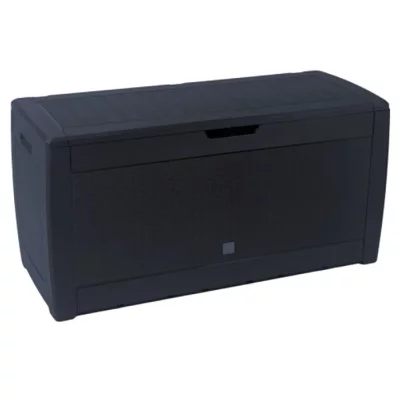 PROSPERPLAST  Coffre de jardin en PVC - 119 x 48 x 60 cm - Gris Anthracite