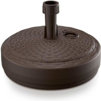 PROSPERPLAST  Wicker Style Square Umbrella Base 39x39x13 Cm Marron
