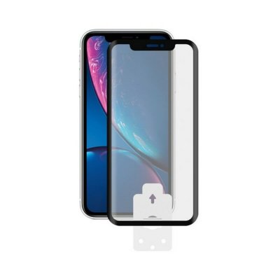 KSIX Protecteur d'&eacute;cran en verre tremp&eacute;  pour iPhone 11 Pro Max noir