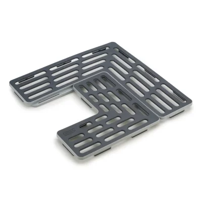 JOSEPH JOSEPH Protecteur d&rsquo;&eacute;vier ajustable  SinkSaver 85037, Gris
