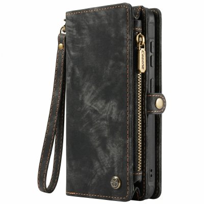 CASEME Protection 2-en-1 pour Galaxy S26 avec Coque D&eacute;tachable et Porte-Monnaie Noir