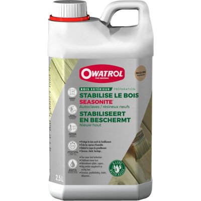 OWATROL Protection Bois avant finition seasonite , incolore, mat 2.5 l