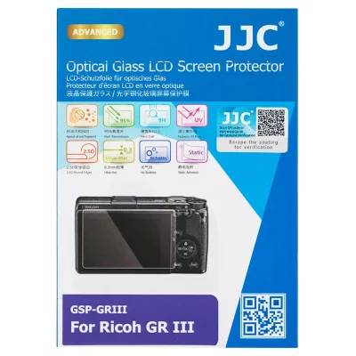 JJC Protection d'&eacute;cran en verre pour Ricoh GR III