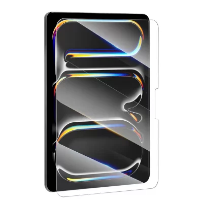 EIGER Protection d'Ecran pour iPad 11"" 2024 / 2025 2.5D Premiun 9H Transparent