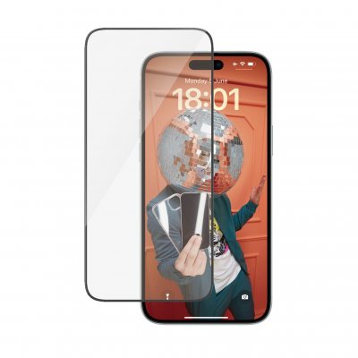 PANZERGLASS Protection d'&eacute;cran verre tremp&eacute; iPhone 15 Plus avec applicateur - 