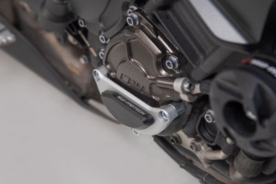 SW MOTECH Protection de couvercle de carter moteur SW-MOTECH noir / gris Yamaha