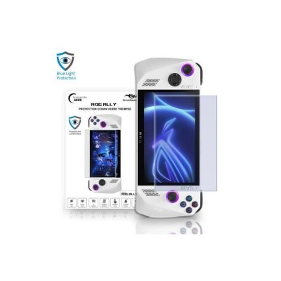 IBROZ Protection &eacute;cran Anti lumi&egrave;re bleue pour console portable Asus ROG ALLY 