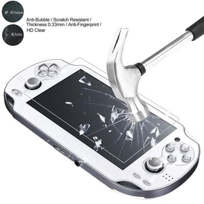 GENERIQUE Protection &eacute;cran en verre tremp&eacute; + lingette micro fibre pour Sony PS VITA 1000 - PSV1000