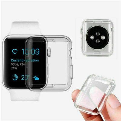  Protection &Eacute;cran Totale En Silicone Pour Apple Watch SE 44MM