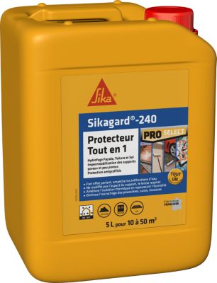 SIKA Protection hydrofuge  - gard-240 Protecteur Tout en 1 - 5L
