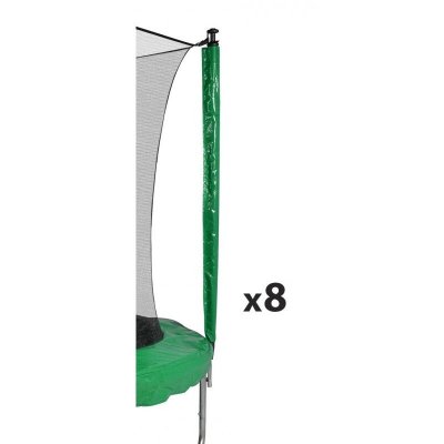 KAIA SPORTS Protection pour perches de trampolines toutes tailles Pack de 8 Chaussettes universelles - Vert