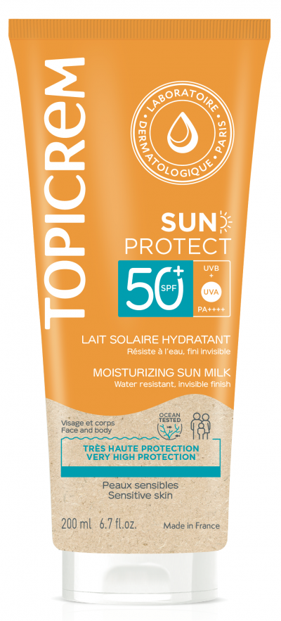 TOPICREM Protection Solaire Lait Solaire Hydratant Sun Protect Spf50+  - Le Flacon De 200ml