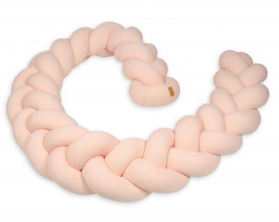 VELINDA Protection tress&eacute;e pour lit b&eacute;b&eacute; p&ecirc;che 426098c