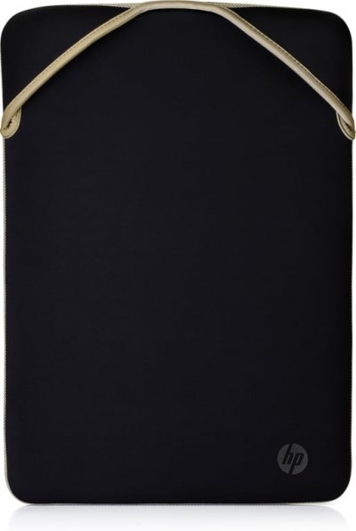 HP Protective - Housse d'ordinateur portable - jusqu'&agrave; 15,6"" - noir, or - pour Portable 15