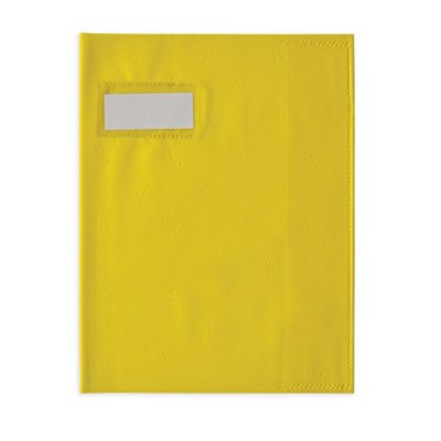 ELBA Prot&egrave;ge cahier en PVC - format 17x22 cm - coloris jaune